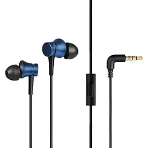 XIAOMI Wired in-Ear Earphones with Mic, Ultra Deep Bass & Metal Sound Chamber (Blue)(unboxed)