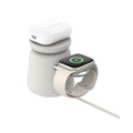 Belkin 2-in-1 Wireless MagSafe 15W Fast Charging Dock | Compatible with iPhone 16, 15, 14, 13, and 12 Series, AirPods, and Other MagSafe Enabled Devices | Sand,Beige-unboxed