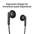 realme Buds Classic Wired in Ear Earphones with Mic (Black)(unboxed)