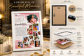 **Personalized Photo Frame Gift – Customized Birthday, Anniversary & Family Keepsake for Friends, Couples & BFFs**