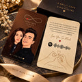 Personalized PVC Wallet Card – Custom Photo & Message | Durable Wallet-Size Keepsake Gift for Couples, Friends & Family