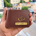 Personalized Name Wallet for Men – Customized Leather Wallet Gift for Husband, Boyfriend, Father & Brother | Premium Personalized Gift for Men