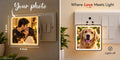 Personalized Photo Night Lamp – Custom LED Night Light with Photo | Decorative Bedside Lamp & Memorable Gift for Couples, Family, Friends & Loved Ones