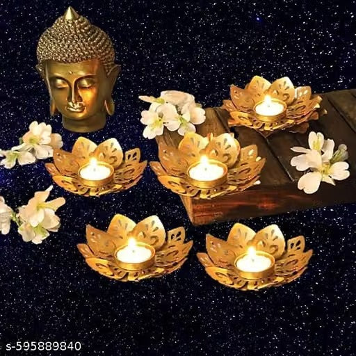 Premium Diwali Diya Candle Holder – Set of 10 | Pooja & Festive Decoration