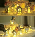 14 LED Warm White Fairy Lights – Plug-In Decorative String Lights for Diwali & Christmas