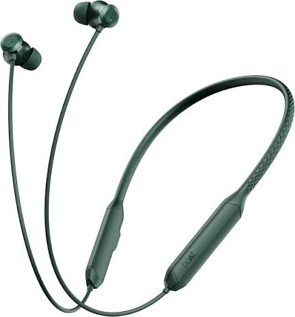 boAt Rockerz 255 Z Plus, AI-Enx Tech, Spatial Audio, 50HRS Battery, Low Latency Mode, Fast Charge, App Support, IPX4 BT V5.3, Bluetooth Neckband, Wireless With Mic In ear Phones (Active/unboxed)