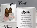 Besties Forever Ceramic Coffee Mug – Cute Gift for Best Friend