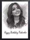 Custom Portrait Sketch Photo Frame – Personalized Couple & Family Memory Gift for Birthdays, Anniversaries & Special Moments